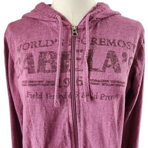 Cabelas full-zip hoodie size M. Purple 100% cotton